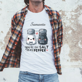 "Du bist das Salz zu meinem Pfeffer" Eigene Männer T-Shirt