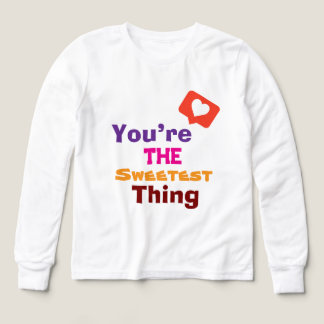 Du bist das Süßeste Süße Liebe Typografie