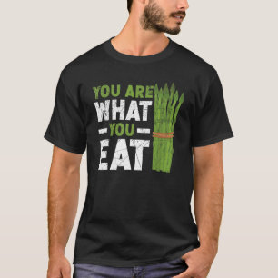 Du bist das, was du isst Spargel Gemüse Vegetaria T-Shirt
