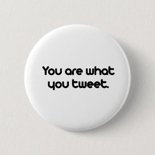 Du bist das, was du tweete button