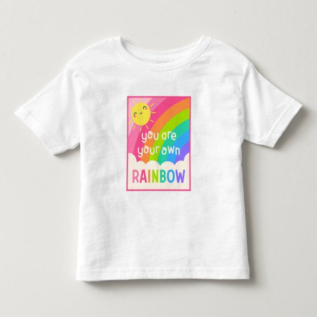 Du bist dein eigener Regenbogen Kleinkind T-shirt (Vorderseite)