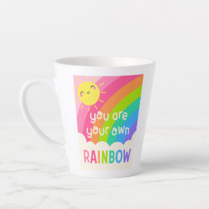 Du bist dein eigener Regenbogen Milchtasse