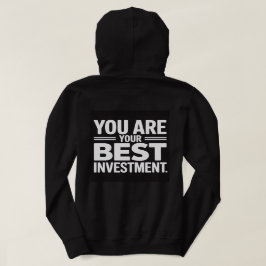 Du bist deine beste Investition Frauen Cozy Winter Hoodie