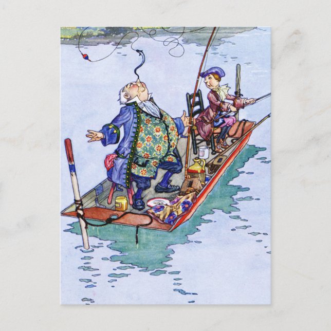 Du bist der alte Vater WIlliam aus der Alice im Wu Postkarte (Vorderseite)