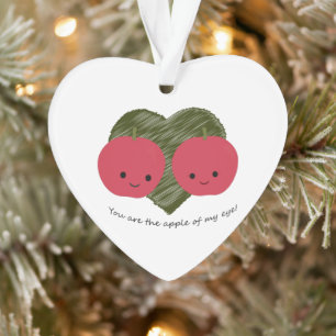 Du bist der Apfel meines Auges Ornament