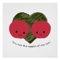 Du bist der Apfel meines Auges