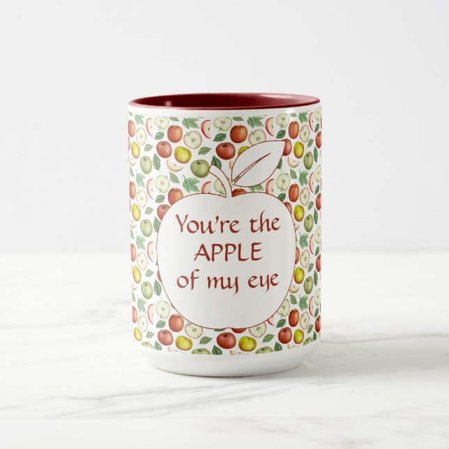 Du bist der APPLE meines Auges Tasse (Zentrum)