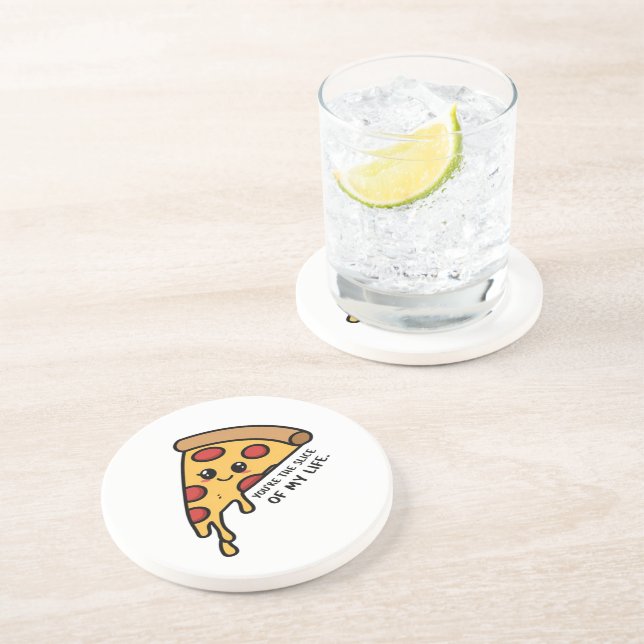 Du bist der Ausschnitt meines Lebens Getränkeuntersetzer (Seite)