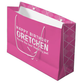 Du bist der beste Freund von Par Geschenktasche Große Geschenktüte
