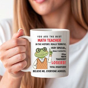 Du bist der beste Mathelehrer. Andere Verlierer. l Kaffeetasse