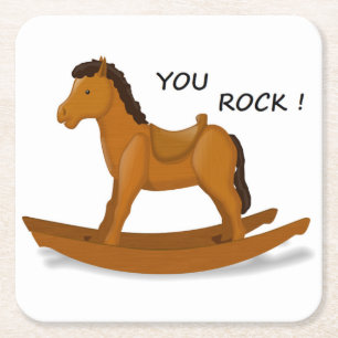 DU BIST DER BESTE RECHTECKIGER PAPPUNTERSETZER