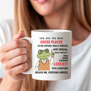 Du bist der beste Schachspieler. Andere Verlierer  Kaffeetasse