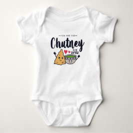 Du bist der Chutney zu meinem Babyanzug Samosa Baby Strampler