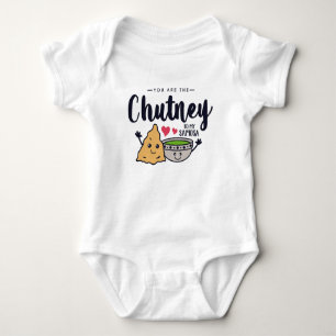 Du bist der Chutney zu meinem Babyanzug Samosa Baby Strampler