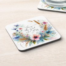 Du bist der Gott, der Bleibe, Aquarellblume
