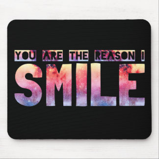 Du bist der Grund, warum ich lächle Mousepad