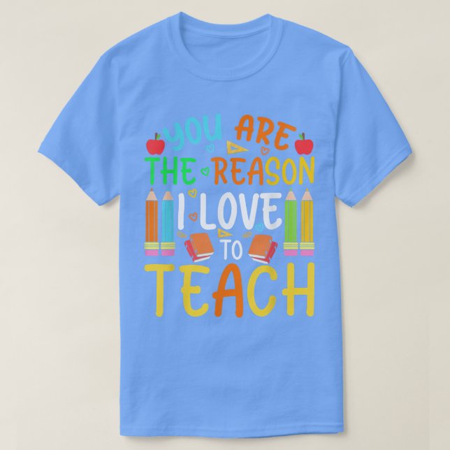 Du bist der Grund, warum ich Liebe habe, den Kinde T-Shirt (Design vorne)