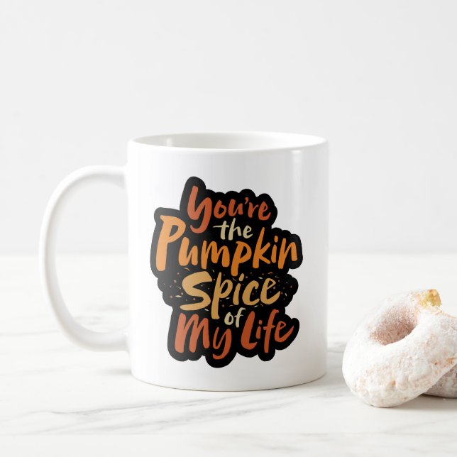 Du bist der Kürbisspass meines Lebens - Erntedank Kaffeetasse (Mit Donut)