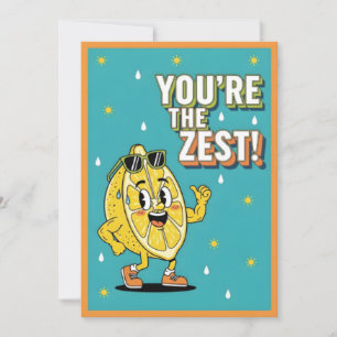Du bist der lustigste Zitronen-Wortwitz-Geschenk s Dankeskarte