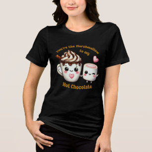 Du bist der Marshmallow zu meinem Herzen - Niedlic Tri-Blend Shirt