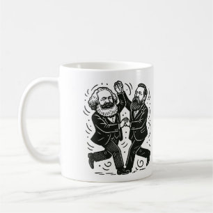 Du bist der Marx zu meiner Engels Valentine Card Kaffeetasse