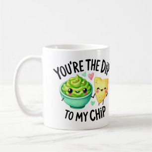 Du bist der Sprung in meine Chip-Tasse Kaffeetasse