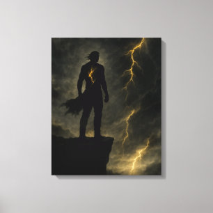 Du bist der Sturm – Leinwand-Wandkunst Leinwanddruck