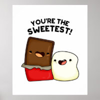 Du bist der süßeste Funny Marshmallow Pun