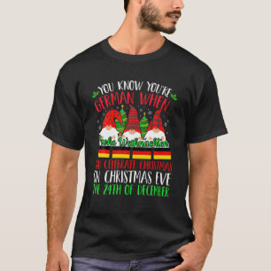 Du bist Deutscher Celebrate Weihnachtsgnomes Proud T-Shirt