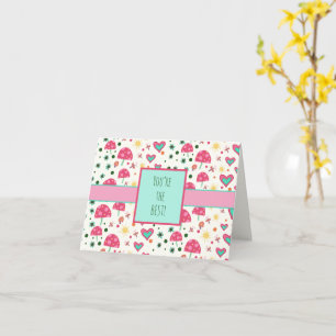 Du bist die beste Inspirivity Mushroom Notecard Karte