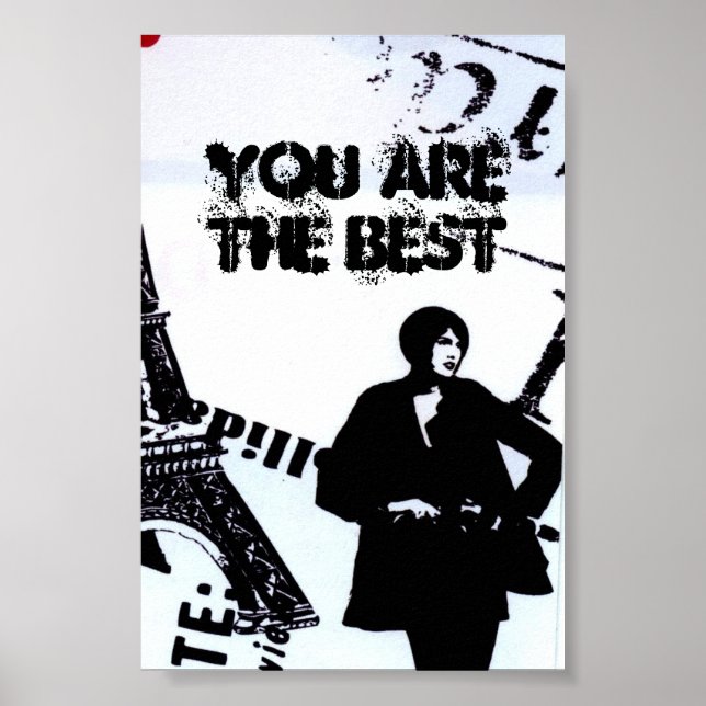 Du bist die Beste Poster (Vorne)
