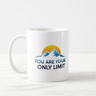 Du bist die einzige Grenze Kaffeetasse
