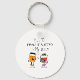 Du bist die Erdnussbutter zu meinem Jelly T-Shirt Schlüsselanhänger