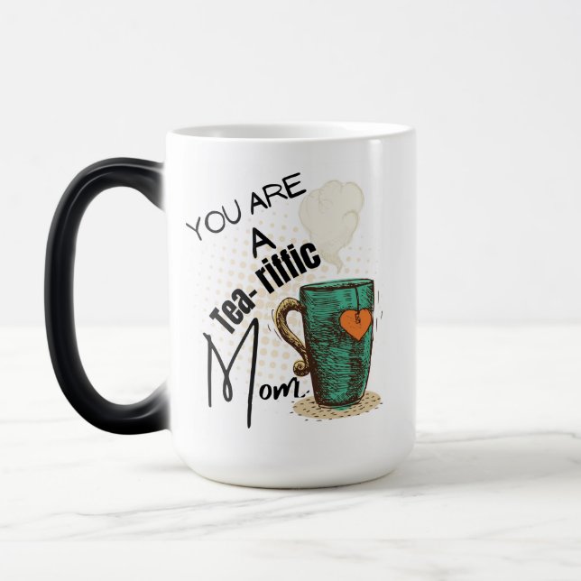 Du bist die heilige Mutter. Verwandlungstasse (Links)