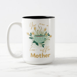 Du bist die heilige Mutter. Zweifarbige Tasse