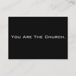 Du bist die Kirche Telefonnummerkarte