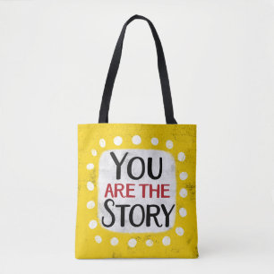 Du bist die Story Tote Tasche