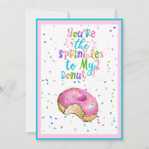 Du bist die Streusel auf meinem Donut-Klassenzimme Feiertagskarte