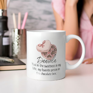 Du bist die Süße in meinem Leben Geschenk Kaffee T Kaffeetasse