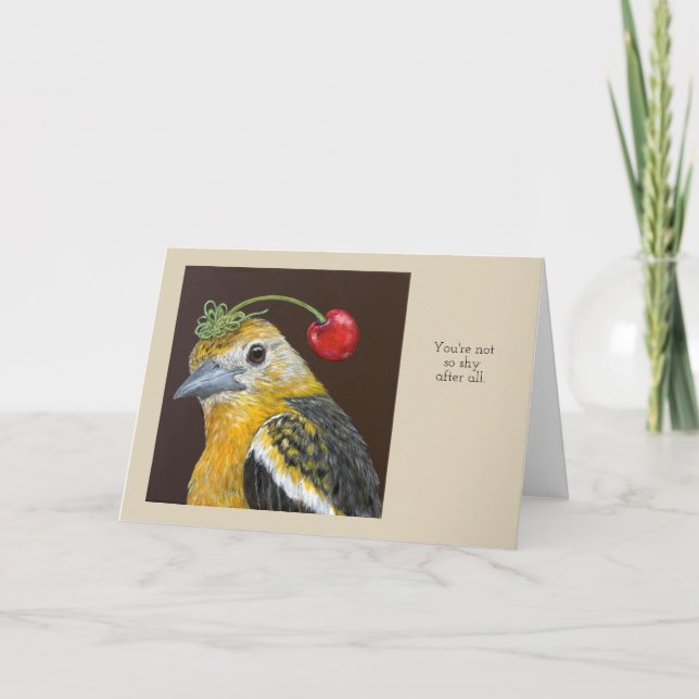 Du bist doch nicht so schüchtern karte (Vorderseite)