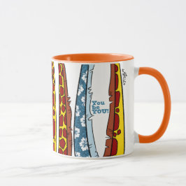 DU BIST DU GIRAFFE von Jeff Willis Art Becher Tasse