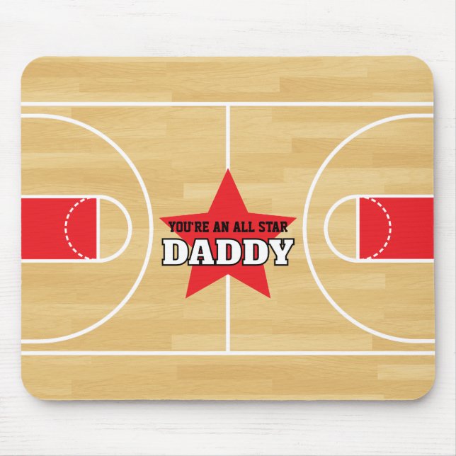Du bist ein All Star Basketball Personalisiertes G Mousepad (Vorne)