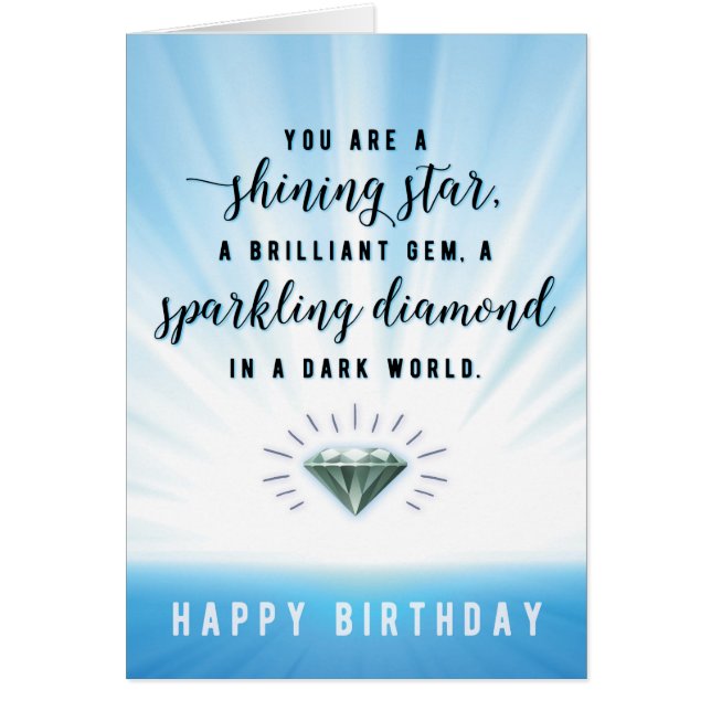 Du bist ein brillantes Spiel, ein glänzender Diama (Vorne)