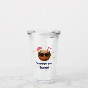 Du bist ein Cooler Lehrer - Niedliches Coconut-Ges Acryltrinkbecher