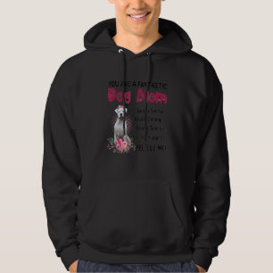 Du bist ein fantastischer Hund Mama glücklich Mutt Hoodie