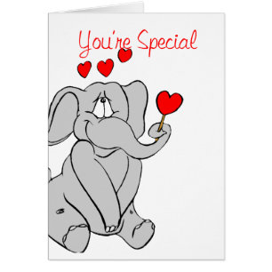 Du bist ein ganz besonderer Niedlicher Elefant