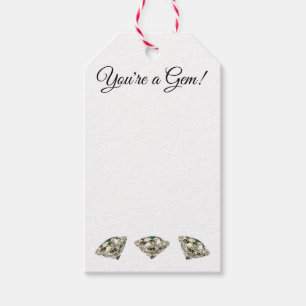 "Du bist ein Gem!" Geschenkanhänger