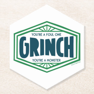 Du bist ein grässlicher Grinch Untersetzer