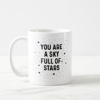 Du bist ein Himmel voller Sterne Kaffeetasse