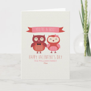 Du bist ein Hoot Valentinstag Karten